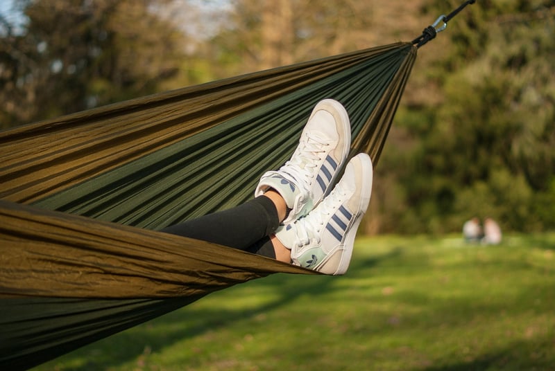 Hammock in a serene setting